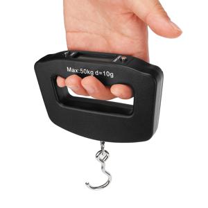 TEMU 1개 HOTU 디지털 휴대용 짐 & 자동차 저울 - 백라이트 LCD 디스플레이, 0.1//110lbs 용량, 여행, 자동차 디테일링, 캐리어 및 무게 측정용 미니 전자저울 (건전지 미포함)