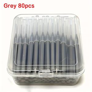 TEMU 80개 미니 아이브로우 브러쉬 세트 (박스 포함) - 일회용 아이브로우 컬링 브러쉬, 휘어지는 속눈썹 브러쉬, 메이크업 도구