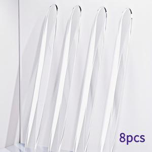 TEMU 8개 투명 자동차 문 범퍼 스트립, 긁힘 및 충돌로부터 자동차 문을 보호하는 마법 같은 제품, 후방 거울 스티커 및 스크래치 방지 기능 포함