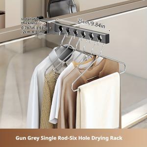 TEMU 두꺼운 탄소강으로 제작된 발코니 클립형 옷 건조대. 회전식 디자인으로 다용도 사용에 적합하며, 작은 가정에서 사용하기에 이상적입니다. 건조대.