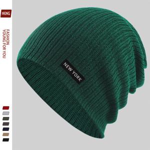 TEMU 1개 뉴욕 테마 겨울 비니 모자 - NYC & 