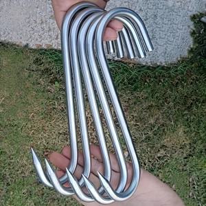 TEMU 야외 요리 도구 및 바베큐 액세서리용 스테인리스 스틸 S자 고리, 스테인리스 스틸 S자 고리, 야외 요리용 스테인리스 스틸 S자 고리