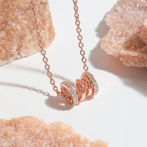 TEMU 행운의 비즈 스피너 목걸이 - 우아한 칼라본 체인, 파티·웨딩·데일리웨어용 회전 액세서리, 연중 행운 소품 (블랙, 웨딩, 크리스마스, 할로윈, 추수감사절에 적합)