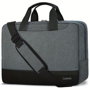 TEMU LUBARDY 17.3인치 노트북 브리프케이스 (수납 가방 포함), 남녀 모두에게 적합한 투피스 세트, 오피스 토트백, 대용량 비즈니스 크로스바디 백, 직장, 학교 및 여행에 적합.|미니크로스백|남자서류가방