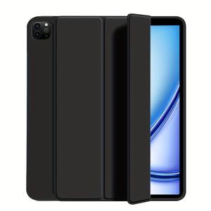 TEMU 아이패드 (A16) 11세대, 10세대, 11인치 2025용 케이스, 아이패드 9세대/8세대/7세대/6세대/5세대용, 아이패드 에어 1/에어 2/에어 3, 프로 9.7/프로 10.5 슬림 삼단 스탠드 케이스 (펜슬 홀더 포함), 소프트 TPU 케이스 (자동 수면/깨우기 기능), 여행용 케이스, 모던 케이스