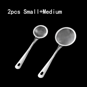 TEMU 2개 스테인리스 스틸 필터 스푼 (손잡이 포함) | 고급 구멍, 수프, 소스, 기름, 두유 필터 - 식기세척기 사용 가능 - 크리스마스, 할로윈, 발렌타인데이, 가족 및 야외 파티에 적합