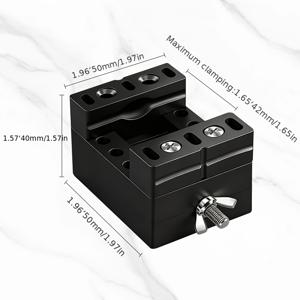 TEMU BAIQI 전문가용 헤비듀티 클램핑 도구 & 조절 가능한 높이, 탈착식 커버 및 미니 테이블 바이스가 포함된 컴팩트 작업대 - 벨트 샌더, 원형 샌더와 호환 - /워크숍 클램핑 시스템, 쉬운 조립