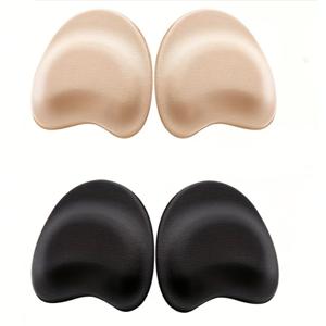 TEMU 4개입 셀프 접착 하이힐 깔창 - 미끄럼 방지, 통기성, 쿠션 두꺼운 밑창 패드, 강화된 그립, 내마모성 미끄럼 방지 패드 (베이지/블랙), 신발 쿠션, 무봉제 핏, 안전한 그립, 부드러운 쿠션, 미끄럼 방지 소재, 신발 그립, 깔창