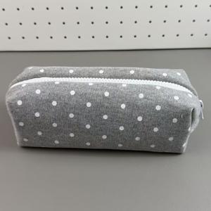 TEMU 오리지널 한국식 도트 펜슬 케이스, 사계절 사용 가능. 대용량 스타일 휴대용 메이크업 백. 컴팩트 여성용 화장품 파우치, 핸드헬드 메이크업 백, 펜슬 케이스. 데스크탑 액세서리, 여행, 화장품, 문구류 보관에 이상적. 소형 휴대용 사이즈로 다용도 정리 가능, 내구성 있는 지퍼 잠금 장치|필통