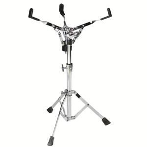 TEMU 1개 조절 가능한 더블 브레이스 드럼 스탠드 (드럼 스틱 홀더 포함) | 메탈, 실버 그레이, 조리대 장착