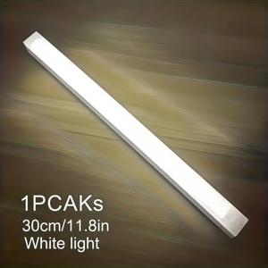 TEMU 싱글팩 스마트 LED 센서등, 와인 캐비닛, 옷장, 침실, RV, 계단 조명에 적합한 충전식 LED 램프, 앰비언트 조명 효과, 스타일리시한 디자인, 내구성 좋은 플라스틱 소재, 마그네틱 부착, 스마트 조명