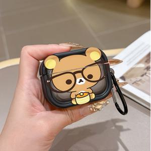 TEMU 애플 에어팟 1/2/3/4/프로/프로 2용 R-Rilakkumas 케이스 - 귀여운 Rilakkumas, 스크래치 방지 충격 보호 케이스 (에어팟 충전 케이스 액세서리)