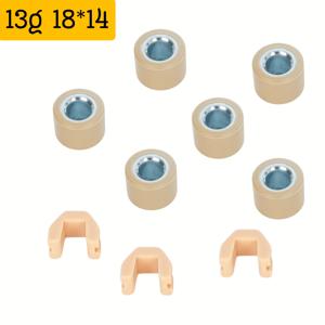 TEMU 139QMB 50cc 125 150cc GY6 스쿠터 부품용 전송 슬라이더 포함 1세트 6개 트랜스미션 롤러 5/6.8/8.5/10 g16X13mm 13/14/18 g18x14mm