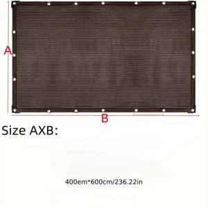 TEMU 95% 차광 그늘망, 온실 발코니 정원 꽃 식물용 자외선 차단 메쉬, 야외 차양 캐노피 프라이버시 스크린, 파티오 가제보 현관 뒷마당 활동용 케이블 타이 포함