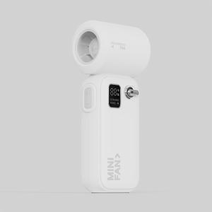 TEMU 디지털 디스플레이 100단계 속도 조절 핸드헬드 고속 팬, USB 충전식 휴대용 접이식 팬, 데스크탑 미니 팬|접이식선풍기