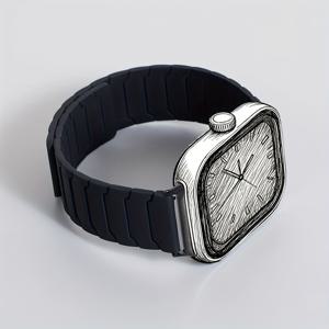 TEMU 삼성 5 프로/4/6 및 화웨이 GT4/3/2/3용 호환 마그네틱 스트랩 - 태그 클라스프가 있는 소프트 스마트워치, 삼성 및 화웨이 스마트워치와 호환 가능