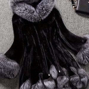 TEMU 중년 엄마를 위한 신상 여성용 미드레인지 인조 퍼 코트