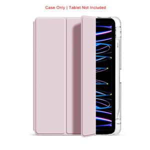 TEMU 아이패드 9.7'' 10.2'' 5세대 6세대 7세대 8세대 9세대 10세대 11세대 10.9'' 11'' 프로 11 2018 2020 2021 2022 에어 1 2 3 4 5 6 7 2024 2025용 투명 보호 케이스, 펜 슬롯 포함, PU 가죽 플립 자석 스탠드 케이스, 자동 깨우기/잠자기 기능