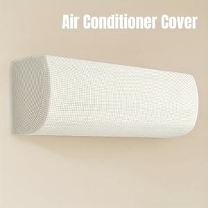 TEMU 벽걸이형 에어컨 커버 1개 - 간편한 세척 및 내구성, 모든 에어컨 기종용 풀커버, 전기 필요 없음, 가전제품 보호, 모던한 집 꾸미기|실외기없는에어컨|에어컨커버
