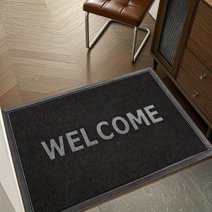 TEMU 벨벳 850g/㎡ 블랙 패턴 + 650g/㎡ 벨벳 야외 러그, 거실 매트, 거실 입구, 주방, 주방 입구, 침실, 침실 입구, 쇼룸 카펫, 야외 러그, 서재 매트, 게임룸 매트, 욕실 도어 매트, 세탁실 매트용|게임