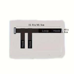 TEMU 1개 조절 가능한 덤벨 발목 스트랩, 역도 및 신경경화 완화용 | 블랙 나일론 트레이닝 밴드, 후크 앤 루프 클로저, 편안한 헬스장 운동 지지 | 안전한 착용감 디자인 | 메탈 링 부착, 헬스장 액세서리|아령|무게조절덤벨