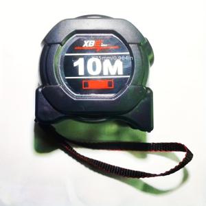 TEMU 1개 5미터, 7.5미터, 10미터 고정밀 레이저 스프레이 코드 형광 코팅 자동 잠금 스틸 줄자, 블랙 골든 박스 자, 내마모성 줄자