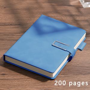 TEMU 빈티지 PU 가죽 노트북, 개인화된 부드러운 표지 및 책갈피 포함 - 비즈니스 회의 및 대학 생활, 러브 다이어리에 완벽|빈티지|북커버|다이어리