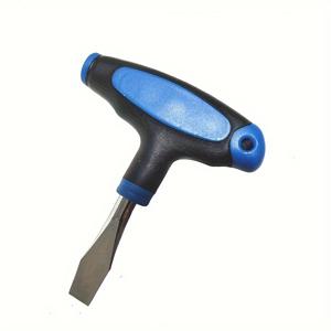 TEMU T자 핸들 납작 머리 드라이버, 슬롯형 나사용 조립 도구, 퀵 릴리스 플레이트 또는 카메라 삼각대 및 원대에 적합, 소형 납작 머리 드라이버