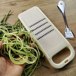 TEMU 7W 스틱 삽입식 그라터, 감자 다지기 가정용 주방, 랜덤 스테인리스 스틸 핸드 가드 포함