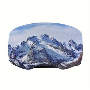 TEMU 스키 고글 커버 먼지 방지 스크래치 방지 스노보드 고글 보호 커버 스키용 안경 커버 스노우 스포츠 안경 커버 스키 고글 스크래치 먼지 방지 보호 커버