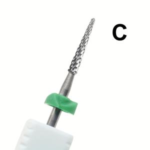 TEMU 카비드 네일 드릴 비트 세트, 텅스텐 강철 네일 파일 커터, 페디큐어 매니큐어 밀링 커터 도구, 2.35mm, 모든 드릴 머신과 호환 가능, 네일 아트용, 향수 없음