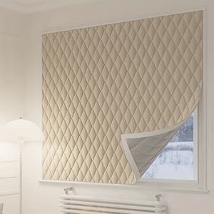 TEMU 심플하고 가벼운 럭셔리 벨벳 두꺼운 방음 커튼 자체 접착식 드릴링 필요 없음 2024년 신제품 침실 베이 윈도우 방한 겨울 방풍 및 보온 방한 천 커튼 완제품 1개