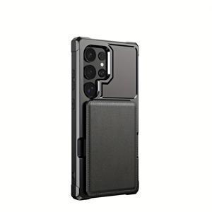 TEMU S25 울트라 모바일 폰 케이스에 적합, 카드 삽입 및 동전 홀더 가능, 창의적인 풀 패키지 방탄 갤럭시 S24 보호 커버 소프트 S23 버스 액세스 은행 카드 비즈니스