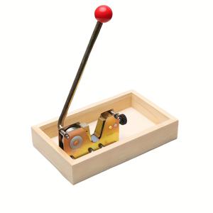 TEMU 헤비 듀티 수동 견과류 분쇄기 & 나무 받침대 - 헤비 듀티 금속 구조, 인체공학적 손잡이 & 레버 메커니즘 (잎송이, 피칸, 마카다미아, 호두용), 주방용 견과류 분쇄기, 주방 견과류 분쇄기