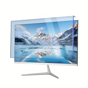 TEMU 24인치 안티블루라이트 스크린 보호 필름 - 눈보호용 컴퓨터 모니터 커버 (16:9 비율) | 유해 블루라이트 차단 & 눈의 피로 감소 | 데스크탑/노트북 화면 오버레이