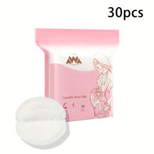 TEMU 30/50개입 일회용 가슴 패드, 누출 방지 수유 패드, 안전, 건조, 통기성, 초박형, 개별 포장, 선물, 어버이날 선물