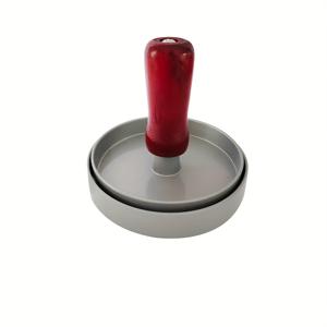 TEMU 고강도 합금 햄버거 패티 프레스 몰드 - 수동 라운드 고기 제작기, 레스토랑, 바베큐, 상업용 - 파이, 파스티, 만두용 (수정 없음)