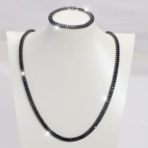 TEMU 여성용 패션 주얼리 세트 2개, 목걸이와 팔찌 테니스 주얼리 세트, 우아한 고딕 할로윈 목걸이, 반짝이는 건메탈 블랙 합성 지르코니아, 데일리웨어, 여행, 할로윈 코스튬, 휴가, 웨딩, 파티, 발렌타인데이, 크리스마스, 추수감사절 선물로 완벽한 사랑하는 사람과 친구들을 위한 선물