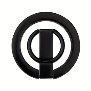 TEMU 아연 합금 자석 접이식 휴대폰 링 홀더, 360° 조절 가능 데스크탑 스탠드, 아이폰 및 스마트폰에 적합한 전용 자석 부착, 휴대 용이한 접이식 디자인|그립톡