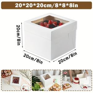 TEMU 인기 4개 케이크 상자 세트 (8