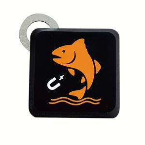 TEMU 방수 고무 강력 자석 낚시용 플라이 패치 낚시 도구 낚시 액세서리 낚시 훅 및 도구 정리함