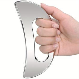 TEMU 스테인리스 스틸 구아샤 도구 - 부드러운 조직 이동을 위한 마사지 스크래핑 도구, 등, 다리, 팔, 어깨용 마사지 도구|괄사마사지