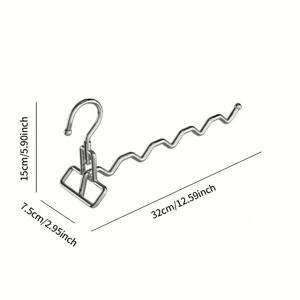 TEMU 1개 스테인리스 스틸 접이식 빨래 건조대 - 헤비듀티 행거봉 & 다중 후크 포함, 공간 절약형 문/벽걸이 의류 건조기 - 집, 발코니, 욕실, 여행용 휴대용 빨래줄 정리대 (도구 필요 없음/쉬운 설치), 건조대|빨래건조대