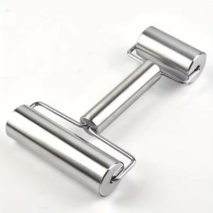 TEMU MAMSHIB 전문가용 헤비 듀티 롤링핀 - 양방향 T자형 논스틱 롤링핀, 페이스트리, 반죽, 만두 포장지, 파이 껍질에 적합 - 세척이 용이한 스테인리스 스틸 구조