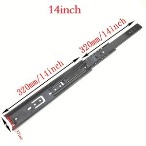 TEMU 6개입 헤비듀티 풀익스텐션 무소음 서랍 슬라이드, 소프트 클로즈 메커니즘, 길이 조절 가능 (10/12/14/16인치) 금속 트랙 시스템, 캐비닛, 드레서, 책상용 - 부드러운 작동 & 내구성 있는 레일 /사무실용