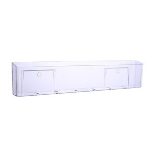 TEMU 투명 벽걸이 선반, 벽걸이 책장, 접착식 뒷면이 있는 투명형, 교실, 사무실, 침실 및 데스크탑 정리에 적합, 책 보관 및 전시용, 플로팅 선반|책꽂이