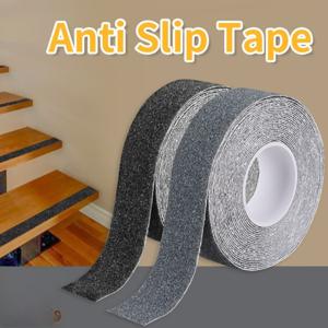 TEMU 2롤 미끄럼 방지 테이프 | 블랙 & 그레이 무광 마감, 계단, 나무 바닥, 실내외 사용에 적합, 미끄럼 방지 접지 스트립, 안전한 걸음마, 방수, 미끄럼 방지
