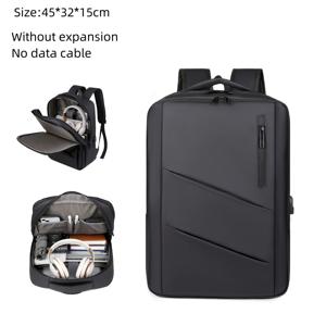 TEMU 대용량 여행 백팩, 경량 멀티펑션 노트북 가방 - 비즈니스 여행 및 학생용, 인체공학적 디자인, 방범 기능, 다수의 수납공간, 내구성 옥스포드 원단, 학생 책가방, 패셔너블 스쿨 백팩|백팩|노트북파우치|노트북가방