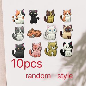 TEMU 10개 세트 창의적인 고양이 테마 냉장고 자석 - 냉장고 또는 사무실 화이트보드, 식기세척기 등에 완벽 - 주방 또는 식당을 위한 독특한 장식, 발렌타인데이 선물로 이상적
