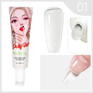 TEMU 셀프손톱연장 네일연장 네일연장폴리젤 튜브형젤네일